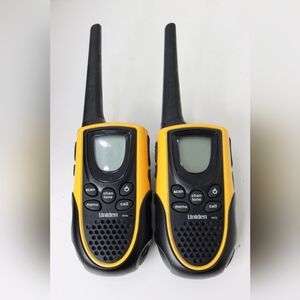 Uniden Yellow and Black Two-Way Radios
